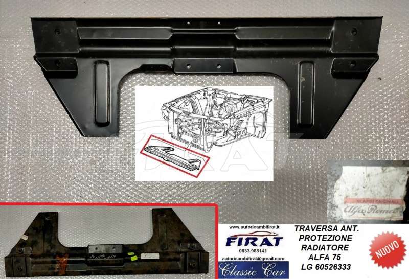 TRAVERSA PROTEZIONE RADIATORE ALFA 75 (60526333)